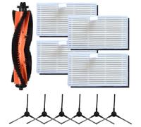 Gdfnmogo Brosse principale, brosses latérales et ensemble pour aspirateur robot MS1 MAX, pièces de rechange durables pour un nettoyage efficace des bords, des coins et des poils d'animaux,