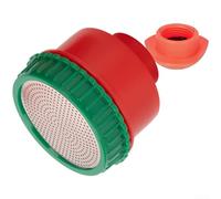 Gdfnmogo Buse d'arrosage polyvalente pour jardin, 400 et 1 000 options de maille pour semis et plantes grasses, filetage en 6 parties sans fuite, plastique renforcé (noir 400)