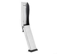 Gdfnmogo Butée de porte anti-perforation en acier inoxydable, coupe-vent, bloc de porte silencieux, design pliable, plusieurs couleurs, utilisation en intérieur et en extérieur, rangement facile