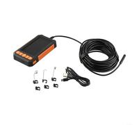 Gdfnmogo Caméra endoscope HD 1080p de 10,9 cm avec double objectif / simple, étanchéité IP67 pour tuyau d'égout, batterie intégrée de 2000 mAh, écran LCD de 4,3", câble 1 m/5 m/10 m (double tête - 10