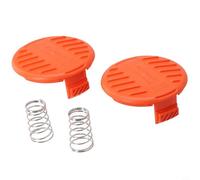 Gdfnmogo Capuchon de bobine de rechange pour débroussailleuse Black & Decker, couvercle de ligne en ABS durable compatible avec ST4525, ST5528, GH400, GL580, GLC1825 et autres modèles, facile