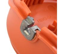 Gdfnmogo Capuchon de rechange pour bobine de débroussailleuse Black & Decker GL5530 90555446, matériau ABS durable, installation facile à clipser pour sécuriser la ligne et protéger