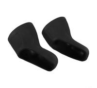 Gdfnmogo Capuchons de levier de frein en silicone pour vélo rouge et Rival 11S - Poignée antidérapante, résistante aux intempéries, agréable au toucher, performance durable (noir)