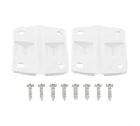 Gdfnmogo Charnière de refroidissement en plastique avec 2 charnières et 8 vis compatible avec les modèles de coffres à glace Coleman