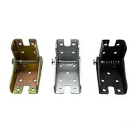 Gdfnmogo Charnière pliante autobloquante à 90 degrés pour canapé, lit, armoire, matériel de mobilier, support en acier, mécanisme de levage, accessoire de connexion robuste (argenté)