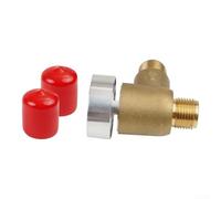 Gdfnmogo Clapet anti-retour en laiton noir pour réservoir de véhicule récréatif 1/2 NPT pour 571-VAC-CHK-A, compatible avec Forest River, Winnebago, Cougar, Tiffin Open Road, Fifth Wheel, Sprinter