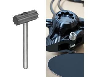 Gdfnmogo Clé de frein hydraulique pour vélo, fabriquée en acier 45# pour une durabilité durable, compatible avec HOPE Tech4 Tech3 E4 X2 RX4, outil de bouchon d'étrier