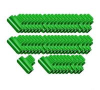 Gdfnmogo Clips de serre pour tubes de cadre de 11 mm et 16 mm - Clips de support en plastique PP, résistant aux UV, design à prise convexe pour film sécurisé et (11 mm)