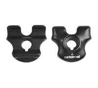 Gdfnmogo Collier de serrage pour tige de selle de vélo, pour rails de selle en fibre de carbone, collier de serrage ovale en acier, pour rails de selle en carbone, kit de conversion de tube de selle