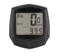 Gdfnmogo Compteur de vitesse pour compteur kilométrique avec écran rétroéclairé, compteur numérique filaire pour vélo, étanchéité IPX5, écran 1,5", horloge et 14