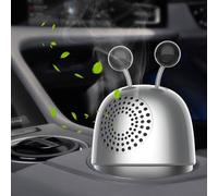 Gdfnmogo Console de couleur intérieure pour accessoires de voiture centrale - Rouge secouant gris options robot mouvement anime décor vibrant ayant tableau de bord bleu (gris)