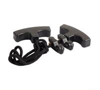 Gdfnmogo Corde d'amortissement pour arbalète - Corde réglable en nylon et caoutchouc avec deux poignées - Design compact et léger - Réduit le poids de traction