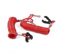 Gdfnmogo Cordon de sécurité pour bateau - 1,6 m - En PVC - Robuste - Crochet à ressort rotatif - Compatible avec Mercury, Johnson, Evinrude Pers