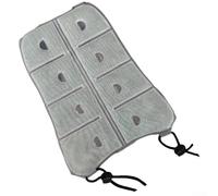 Gdfnmogo Coussin de sac à dos rafraîchissant portable pour randonnée et camping en plein air, insert régulateur thermique PCM avec housse, 32 x 24 cm, bleu, compatible (vert)