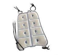 Gdfnmogo Coussin de sac à dos rafraîchissant portable pour randonnée et camping en plein air, insert régulateur thermique PCM avec housse, 32 x 24 cm, bleu, compatible (BROWN)