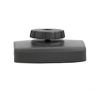 Gdfnmogo Couvercle de filtre à air avec bouton compatible avec débroussailleuse 123/223/323, pièce de tondeuse à gazon en plastique durable pour une meilleure circulation de l'air du moteur et