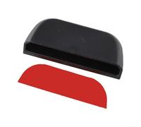 Gdfnmogo Couvercle de loquet de poignée de coffre arrière pour Fortwo 451 W453 de 2007 à 2015 - Noir ABS - Protection extérieure avec résistance aux rayures - Installation