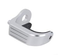 Gdfnmogo Crochet de fourche avant en forme de E pour vélo pliant, cadre en alliage d'aluminium 6061, loquet de rechange pour petite roue de vélo usiné CNC, noir