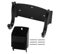 Gdfnmogo Crochet de rangement en acier robuste pour brouette avec loquet de levage à ressort - Porte-outils de jardin antirouille pour la plupart des conceptions de brouette, garage peu encombrant et