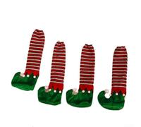 Gdfnmogo Décoration de Noël d'angle de table avec tissu en lin conçu pour s'adapter à la plupart des chaises en toute sécurité, ajoutant une touche festive aux décorations saisonnières de la maison (B