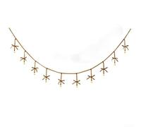 Gdfnmogo Décorations de sapin de Noël en velours faites à la main avec nœud et clochette - Détails en dentelle - Guirlande de 180 cm - Bordeaux rouge vert marron - Décoration festive pour la maison et