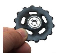 Gdfnmogo Dérailleur arrière pour roue jockey 12T 14T poulie à roulement scellé pour vélo 9/10/11 vitesses, pièce de rechange anti-poussière pour route et (14T)