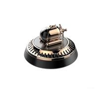 Gdfnmogo Diffuseur solaire de voiture pour intérieur de véhicule avec ventilateur turbo et extraits naturels de plantes, machine à arômes parfumés alimentés par la lumière du soleil (C)