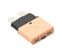 Gdfnmogo Disjoncteur à lame réinitialisable 12 V 24 V 5-30 A de type ATC automobile pour voiture, camping-car, bateau Protection contre les surcharges avec réinitialisation manuelle/automatique (15 A)