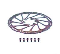 Gdfnmogo Disque de frein pour vélo G3, 160 mm, ventilé, en acier inoxydable, percé en croix, compatible avec Hope Road et VTT (couleurs)