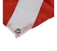 Gdfnmogo Drapeau de bateau de plongée sous-marine, marqueur de sécurité pour la plongée avec tuba et les activités sous-marines, drapeau marin rouge et blanc, léger et eau de mer