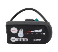 Gdfnmogo Ebike Display Panneau de commande LED 36 V 48 V S800 pour contrôleur JN et kit de moteur Pasion 22,2 mm Support de guidon avec jauge de connecteur 5 broches