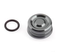 Gdfnmogo Écrou de poignée de moulinet de pêche pour Stradic, Cardiff, Stella, Ultegra - Pièce de rechange pour moulinet en métal, design résistant à l'usure, (gris foncé)