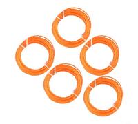 Gdfnmogo EGO AL2420P Lot de 5 bobines de fil de débroussailleuse en nylon torsadé, prédécoupé, 56 V, compatible avec débroussailleuse de 38,1 cm et accessoires pour extérieur durable