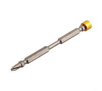 Gdfnmogo Embout de tournevis PH2 à double tête pour tournevis électrique compatible avec bague magnétique hexagonale 65 mm et 110 mm avec meubles électroniques, métal et plastique (100 mm)
