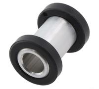 Gdfnmogo Ensemble de bagues d'amortisseur arrière de vélo, tube en aluminium et coussinet en caoutchouc, diamètre intérieur de 8 mm, plusieurs longueurs 22-56 mm, pour queue souple pour VTT (22 mm)