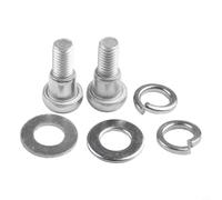 Gdfnmogo Ensemble de boulons de roue arrière pour scooter électrique, construction en métal durable, taille 11,7 mm, paire argentée, compatible avec Xiaomi Pro