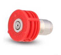 Gdfnmogo Ensemble de buses de lavage haute pression pour voiture avec raccords rapides de 6,35 mm, buses de nettoyage en acier inoxydable pour lave-linges, embouts de ventilateur 0°/15°/25°/40°