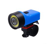 Gdfnmogo Ensemble de lumières LED rechargeables pour vélo, feux avant et arrière étanches avec support, lampe de sécurité lumineuse pour le cyclisme de nuit, la randonnée, le camping et les activités