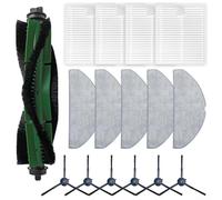Gdfnmogo Ensemble de pièces d'aspirateur Conga 8490 - Brosse principale/latérale, filtre, chiffon de nettoyage - Kit de remplacement pour aspirateur robot Ultimate Ultra Power Home
