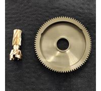 Gdfnmogo Ensemble d'engrenages d'embrayage pour moulinet de pêche Kestrel Baitcasting, pignon d'entraînement en cuivre avec disque cannelé, pièces de rechange pour réparation de moulinet (main droite)