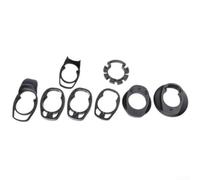 Gdfnmogo Entretoises de fourche de vélo de 28,6 mm, cales de casque légères pour barre de chute de vélo de route, accessoires de cadre de routage (D)