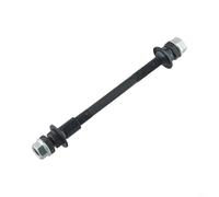 Gdfnmogo Essieu de moyeu avant, essieu de moyeu arrière, construction en métal solide, 150 mm avant 180 mm arrière, pour pièces de rechange pour roue de vélo de montagne