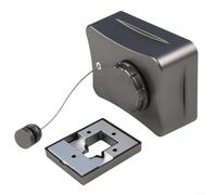 Gdfnmogo Étendoir mural rétractable d'intérieur - m (5,1 m) - Étendoir à linge peu encombrant sans perçage, ABS et aluminium résistant à la rouille, très résistant et anti-affaissement (gris)