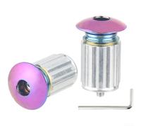 Gdfnmogo Extrémités de guidon de vélo, pour guidon de 18 à 20 mm de diamètre intérieur, en alliage d'aluminium, accessoires de cyclisme de route de montagne avec extension, léger, noir et rouge