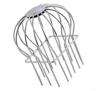 Gdfnmogo Filtre Guer Guard en acier inoxydable 304 avec design creux à 360° pour tuyaux de toit et système de drainage - pour filtre à feuilles et débris (5 cm x 7,5 cm)