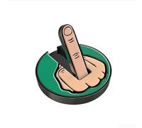 Gdfnmogo Finger Ayant du manganèse - Construction for Accessorie Plus motif boule magnétique amusante en acier mobile marqueur central chapeau plus clip (vert clair)