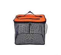 Gdfnmogo Fishing Plus R Poisson flottant pliable avec panier pour EVA pour dessus en mousse pour le stockage des poissons vivants Orange/bleu/vert Maille protectrice pour cage (A et A)