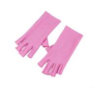 Gdfnmogo Gants de manucure sans doigts pour lampe UV | Manches offrant une protection UV, réutilisables en gel pour les mains pour un nail art sûr pour les sessions