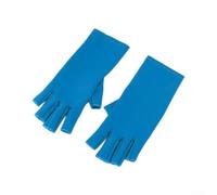 Gdfnmogo Gants de manucure sans doigts pour lampe UV | Manches offrant une protection UV, réutilisables en gel pour les mains pour un nail art sûr pour les sessions