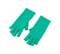 Gdfnmogo Gants de manucure sans doigts pour lampe UV | Manches offrant une protection UV, réutilisables en gel pour les mains pour un nail art sûr pour les sessions